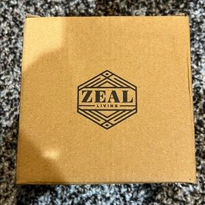 Zeal Living White Marble Coasters